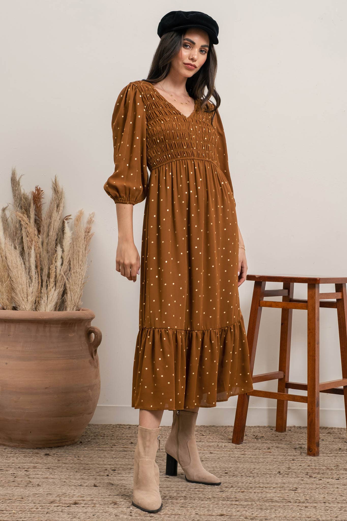 Stephanie Polk Dot Maxi Dress | 2FruitBearers