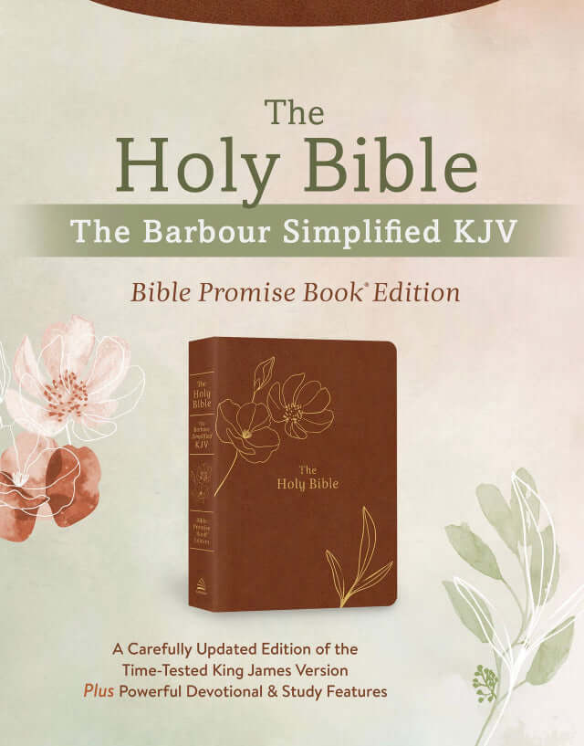 The Holy Bible: SKJV [Chestnut Floral] | 2FruitBearers