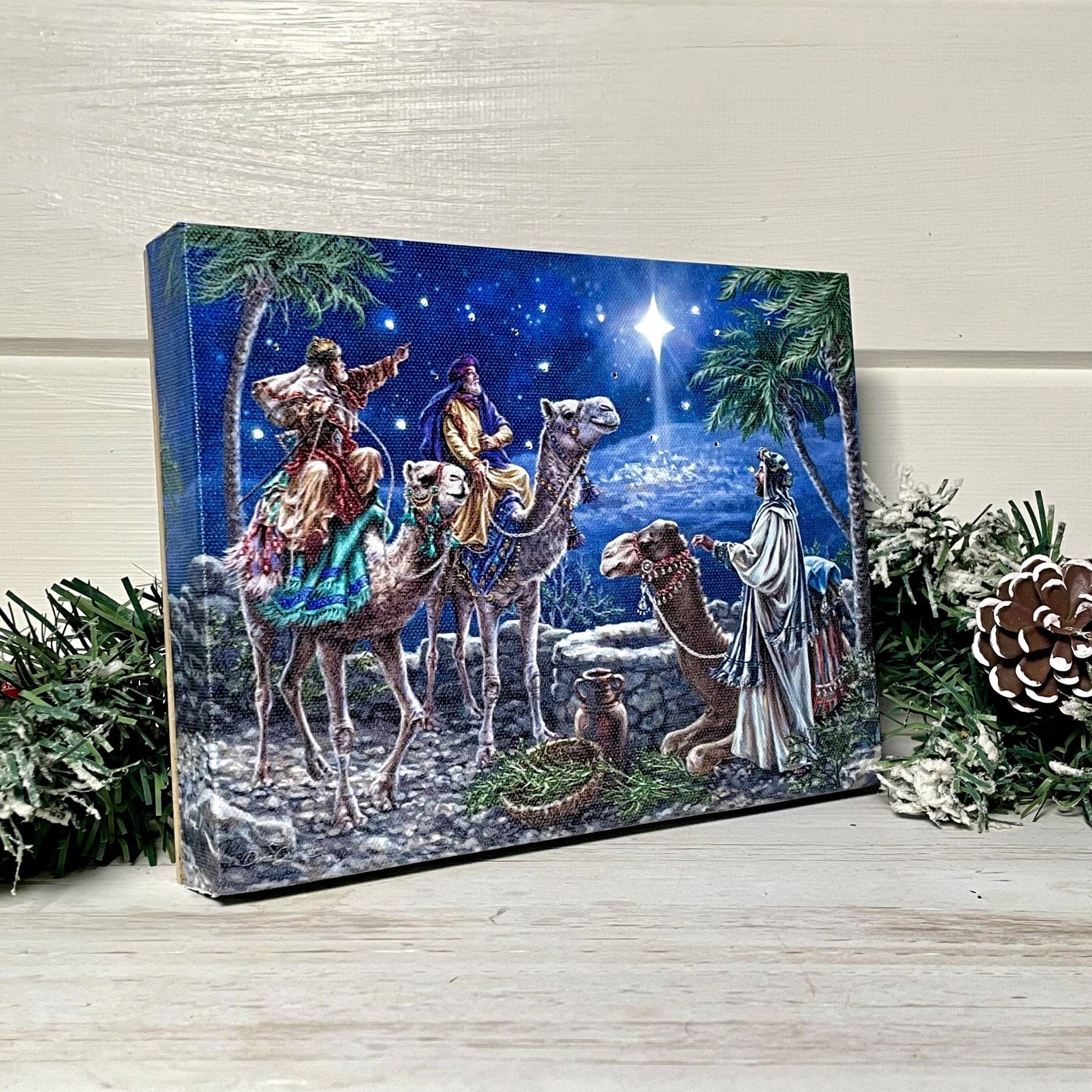 The Magi 8x6 Lighted Tabletop Canvas | 2FruitBearers