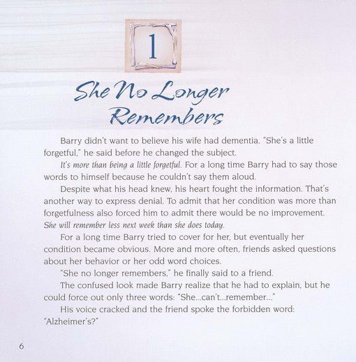 When Someone You Love No Longer Remembers, Book - Comfort | 2FruitBearers