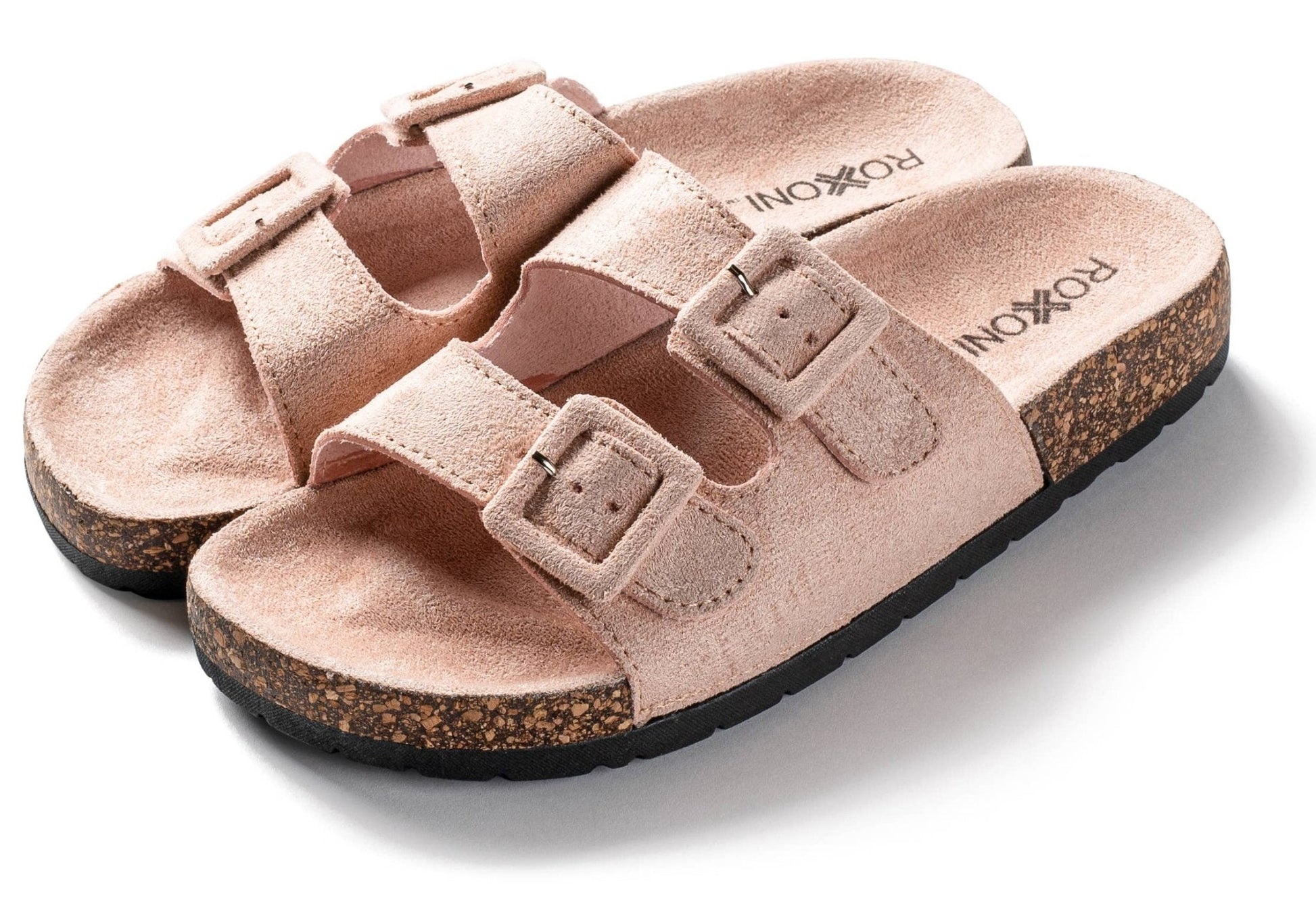 Women's Adjustable Double Buckle Flat Sandals | 2FruitBearers