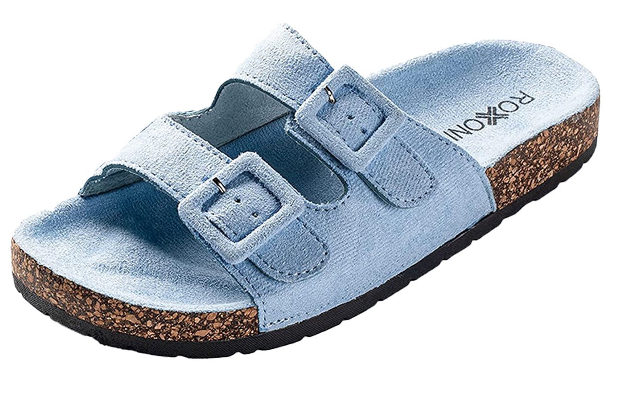 Women's Adjustable Double Buckle Flat Sandals | 2FruitBearers